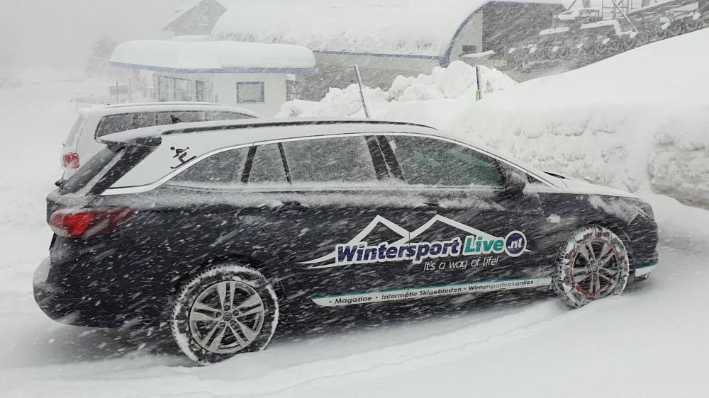 Winterbanden noodzakelijk in de sneeuw.